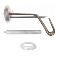 Комплект ТЭН 1,5кВт (1500Вт) RF для водонагревателя Thermex, Garanterm, фланец 92мм + прокладка + анод, 26082K