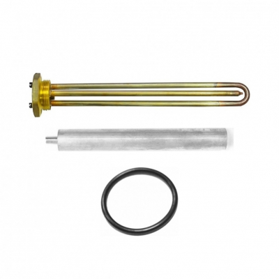 Комплект ТЭН 3кВт (3000Вт) RDT резьбовой 42мм для Ariston, De Luxe, Real, Thermex + прокладка + анод, R182246K1