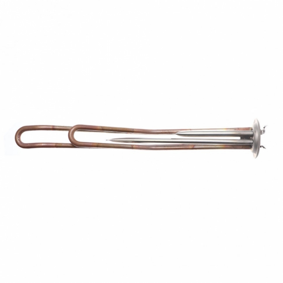 ТЭН 2кВт (2000Вт) RF для горизонтального водонагревателя Thermex, Garanterm GTR, Electrolux EWH, под анод М6, контакты под винт, 10124