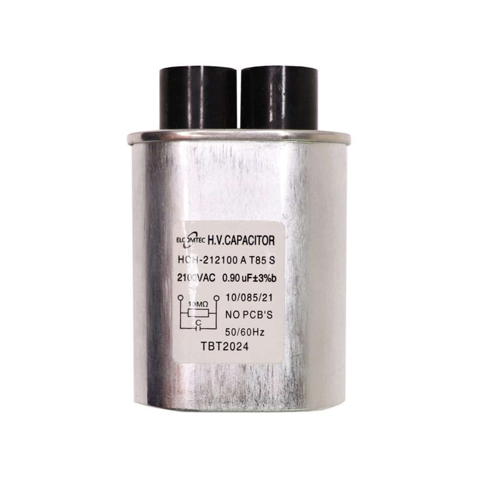 Набор 2 шт Конденсатор микроволновки Panasonic, Gorenje, Hansa, Bosch CH85 0,9±3%мкФ, KMx85090 Набор 2 шт Конденсатор микроволновки Panasonic, Gorenje, Hansa, Bosch CH85 0,9±3%мкФ, KMx85090