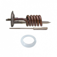 Комплект ТЭН 2кВт (2000Вт) RF для водонагревателя Thermex, Garanterm, контакты под разъем + прокладка + анод, 20155K