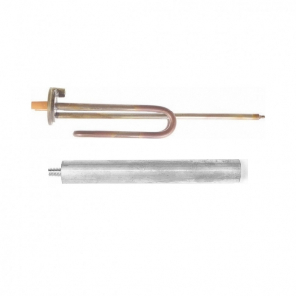 Комплект ТЭН 1,5кВт (1500Вт) RCF для водонагревателя Ariston, Thermex ES, ER + анод, R184280K1