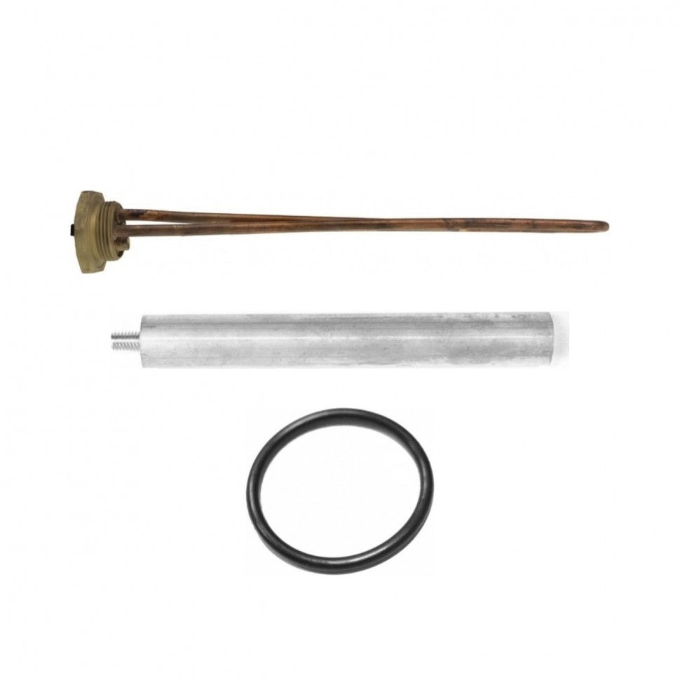 Комплект ТЭН 3кВт (3000Вт) RDT, резьбовой 42мм для Ariston, De Luxe, Real, Thermex + прокладка + анод, 20246K1 Комплект ТЭН 3кВт (3000Вт) RDT, резьбовой 42мм для Ariston, De Luxe, Real, Thermex + прокладка + анод, 20246K1